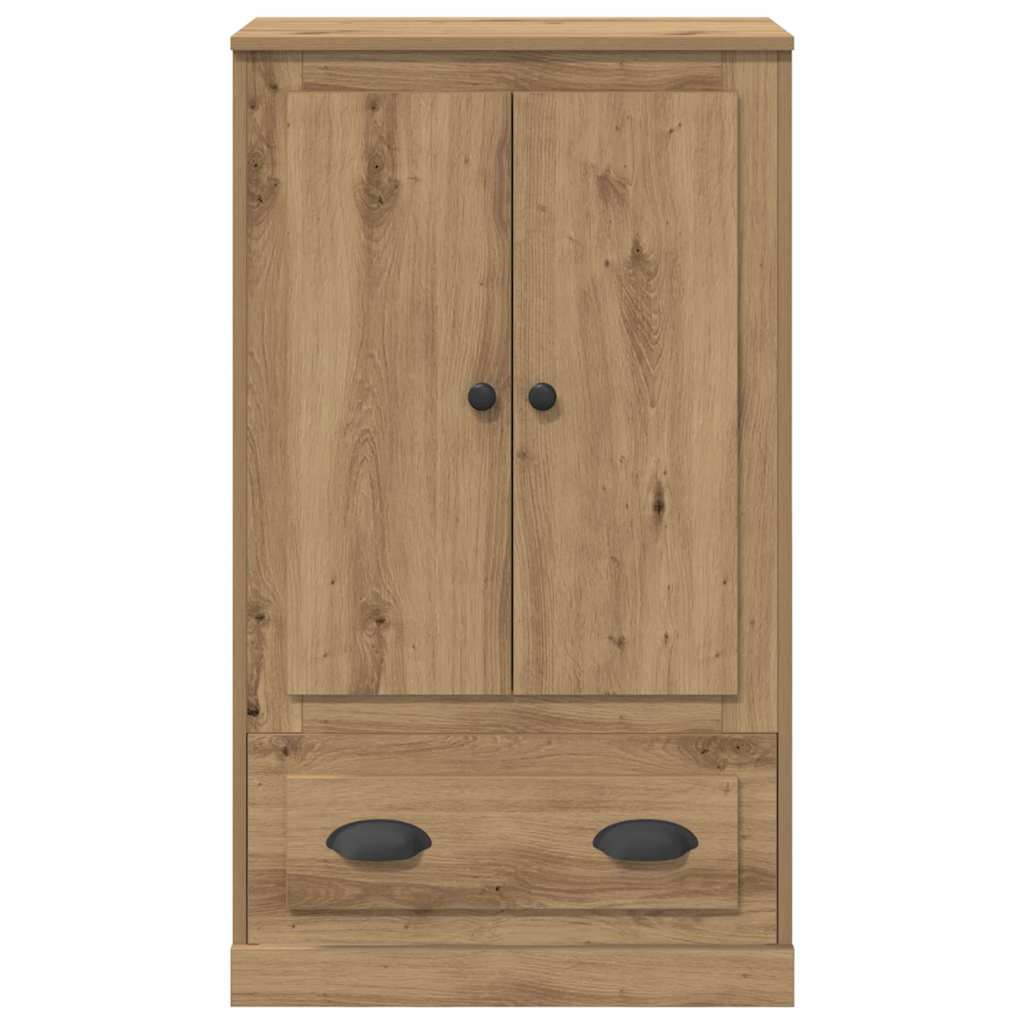 Highboard Artisan Eiken 60 x 35,5 x 103,5 cm Bewerkt hout is nu te koop bij PeponiXL, paradijselijk wonen!