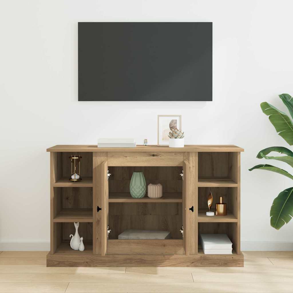 Dressoir Artisan Eiken 100 x 35,5 x 60 cm Bewerkt hout is nu te koop bij PeponiXL, paradijselijk wonen!