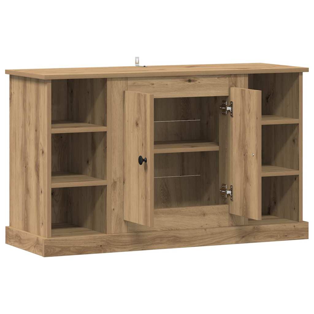Dressoir Artisan Eiken 100 x 35,5 x 60 cm Bewerkt hout is nu te koop bij PeponiXL, paradijselijk wonen!