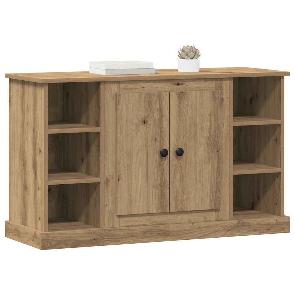 Dressoir Artisan Eiken 100 x 35,5 x 60 cm Bewerkt hout is nu te koop bij PeponiXL, paradijselijk wonen!
