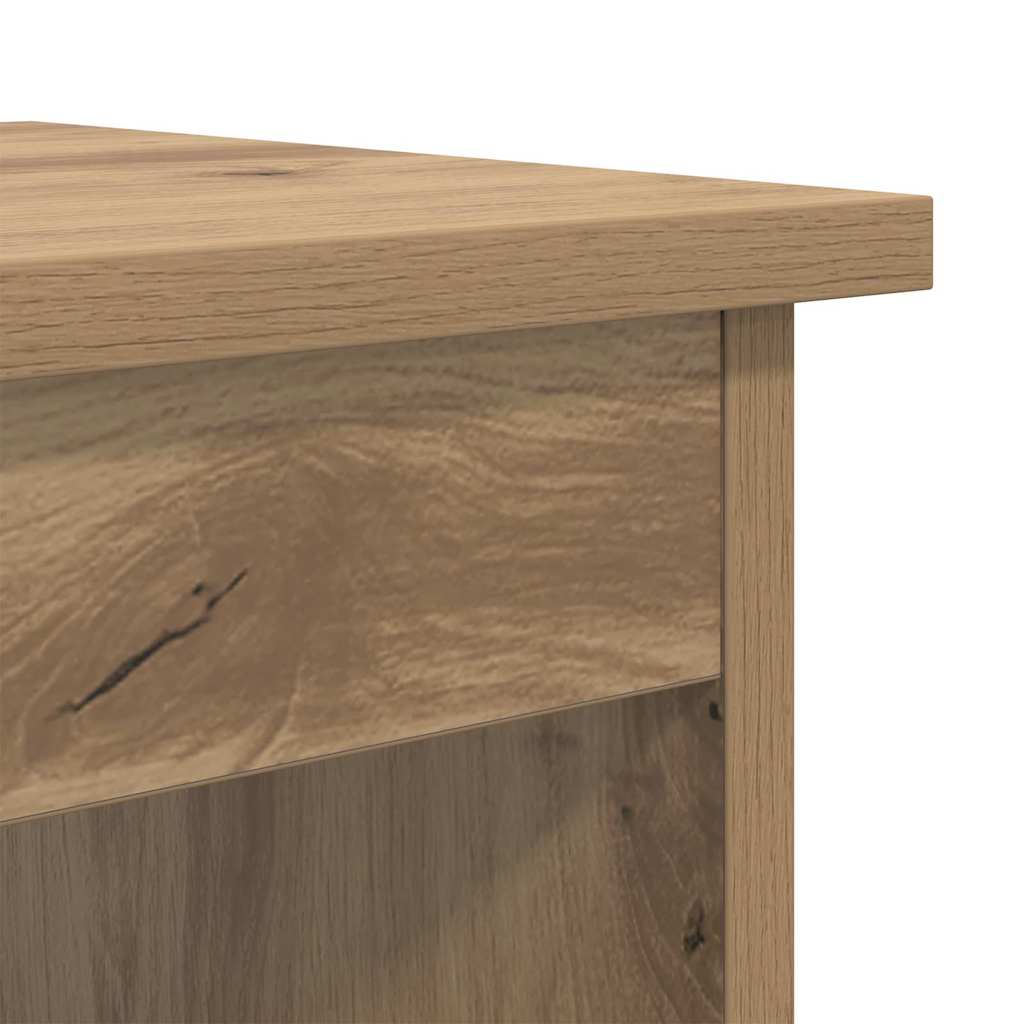Salontafel 3 pcs Artisan Eiken Bewerkt hout is nu te koop bij PeponiXL, paradijselijk wonen!
