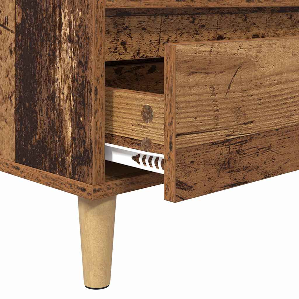 TV-kast met lade Oud Hout 100 x 34,5 x 44,5 cm Bewerkt hout is nu te koop bij PeponiXL, paradijselijk wonen!