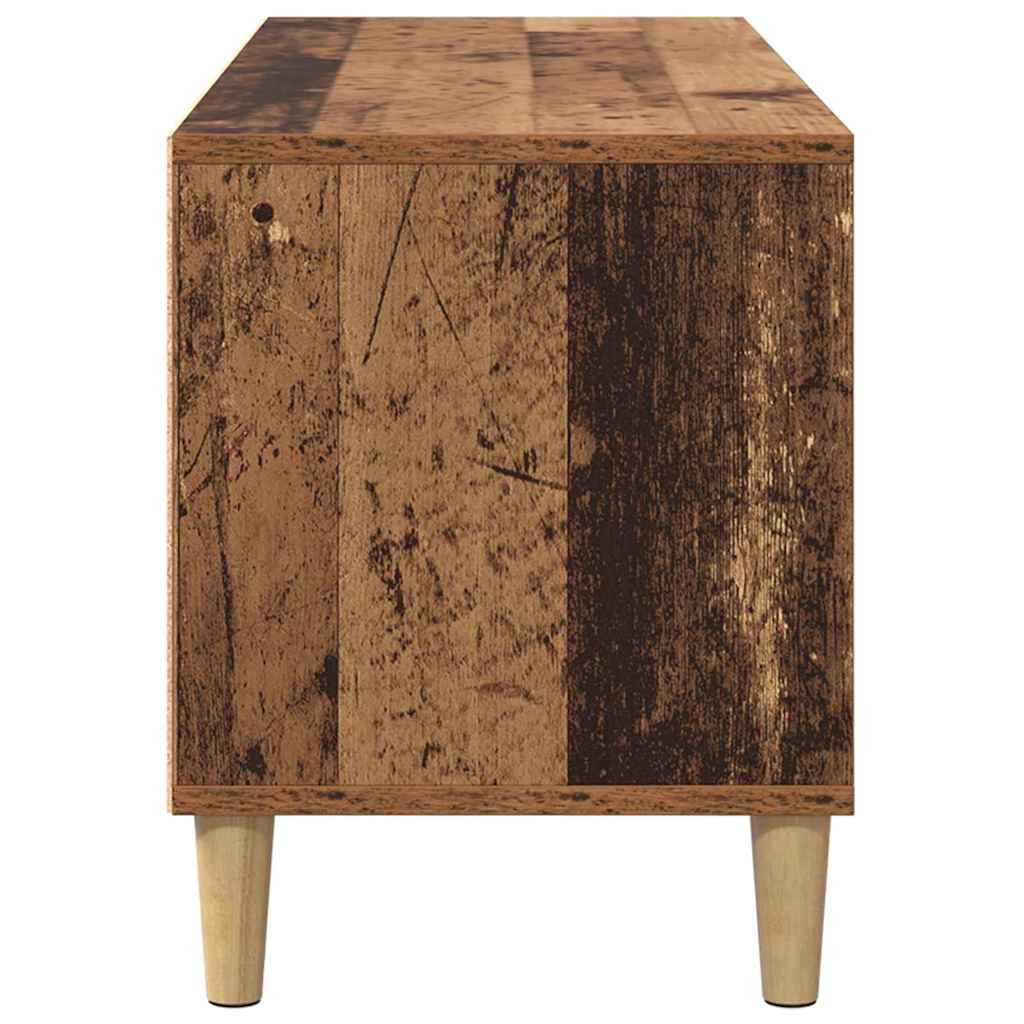 TV-kast met lade Oud Hout 100 x 34,5 x 44,5 cm Bewerkt hout is nu te koop bij PeponiXL, paradijselijk wonen!