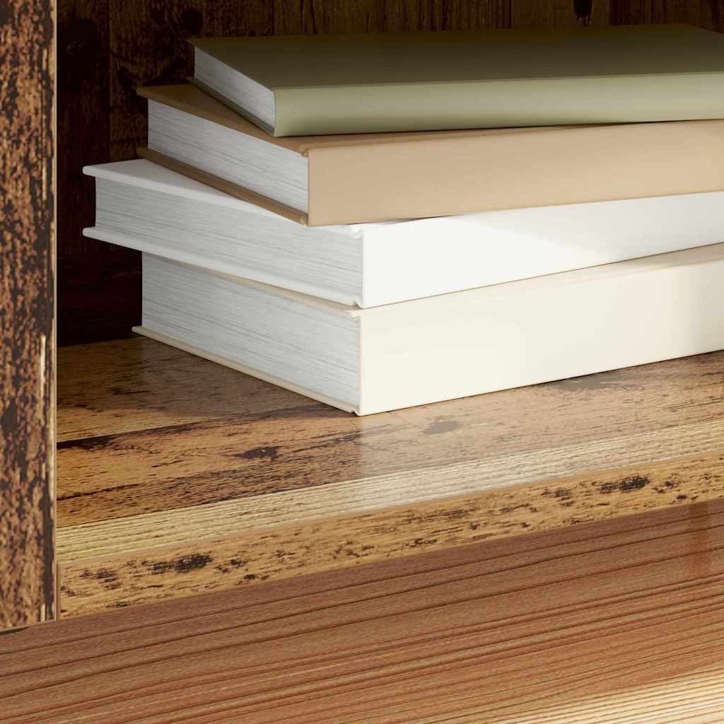Platenkast Oud Hout 121 x 38 x 48 cm Bewerkt hout is nu te koop bij PeponiXL, paradijselijk wonen!