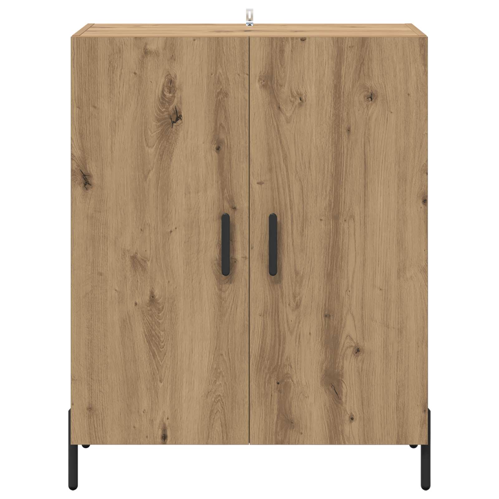 Dressoir Artisan Eiken 69,5 x 34 x 90 cm Bewerkt hout is nu te koop bij PeponiXL, paradijselijk wonen!