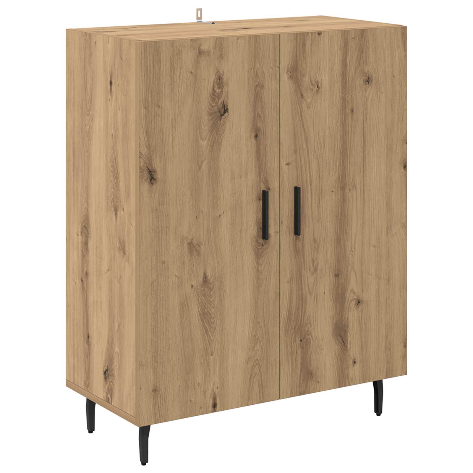 Dressoir Artisan Eiken 69,5 x 34 x 90 cm Bewerkt hout is nu te koop bij PeponiXL, paradijselijk wonen!