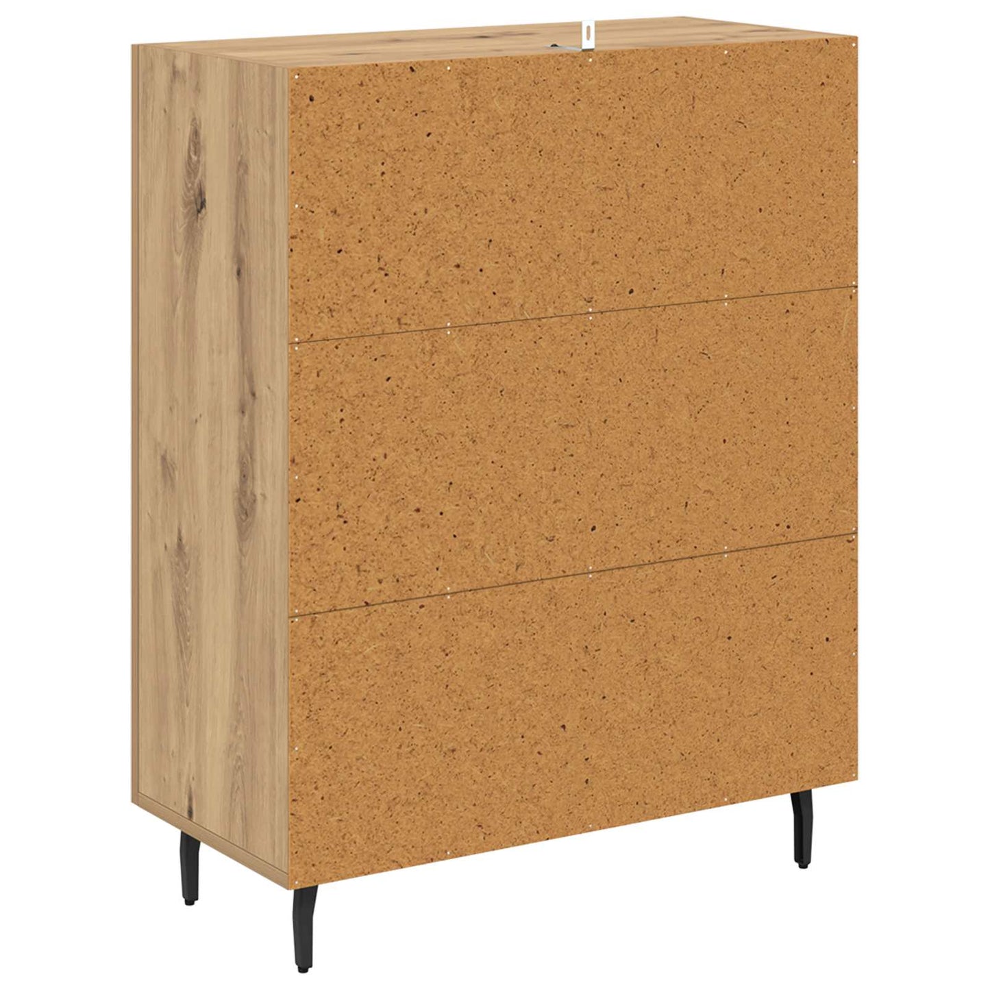 Dressoir Artisan Eiken 69,5 x 34 x 90 cm Bewerkt hout is nu te koop bij PeponiXL, paradijselijk wonen!