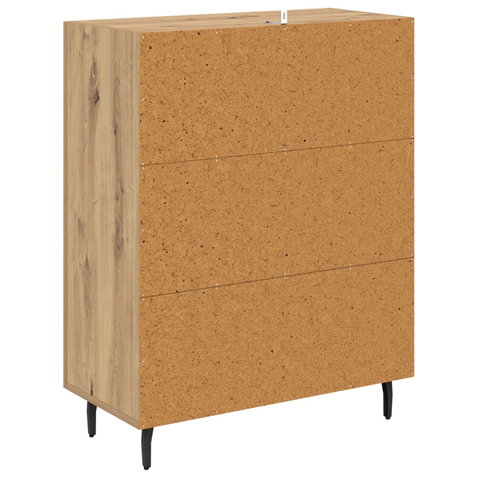 Dressoir Artisan Eiken 69,5 x 34 x 90 cm Bewerkt hout is nu te koop bij PeponiXL, paradijselijk wonen!