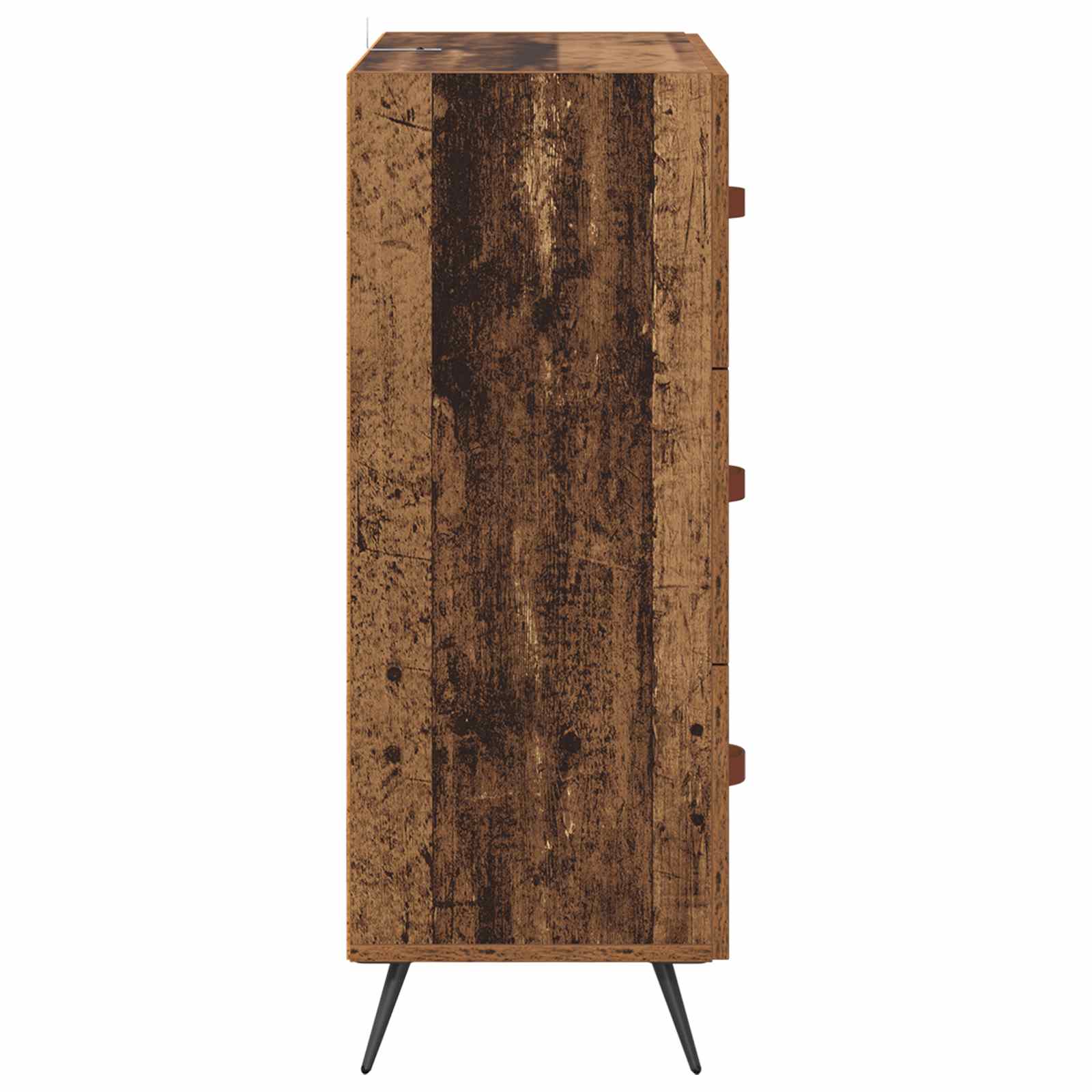 Ladekast met lade Oudhout 69,5 x 34 x 90 cm Geconstrueerd hout is nu te koop bij PeponiXL, paradijselijk wonen!