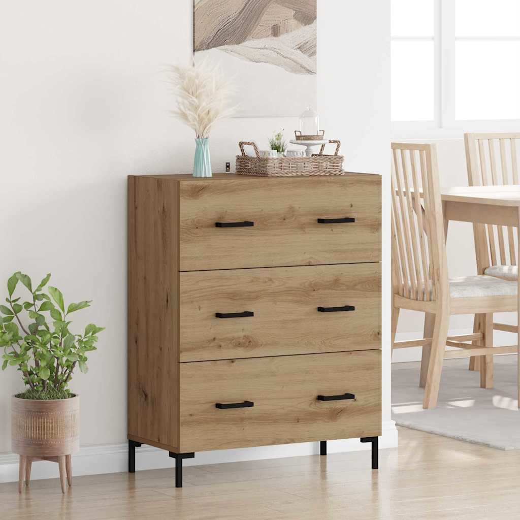Dressoir met lade Artisan Eiken 69,5 x 34 x 90 cm is nu te koop bij PeponiXL, paradijselijk wonen!