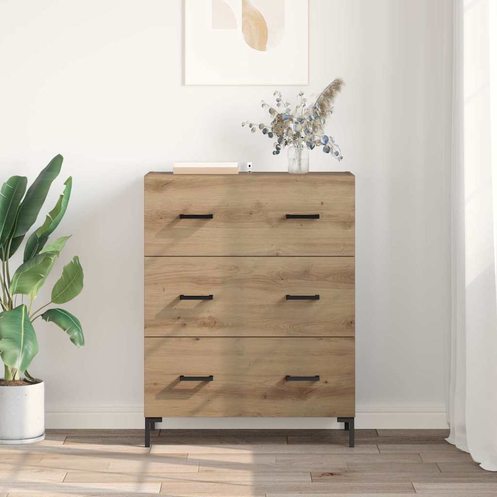 Dressoir met lade Artisan Eiken 69,5 x 34 x 90 cm is nu te koop bij PeponiXL, paradijselijk wonen!