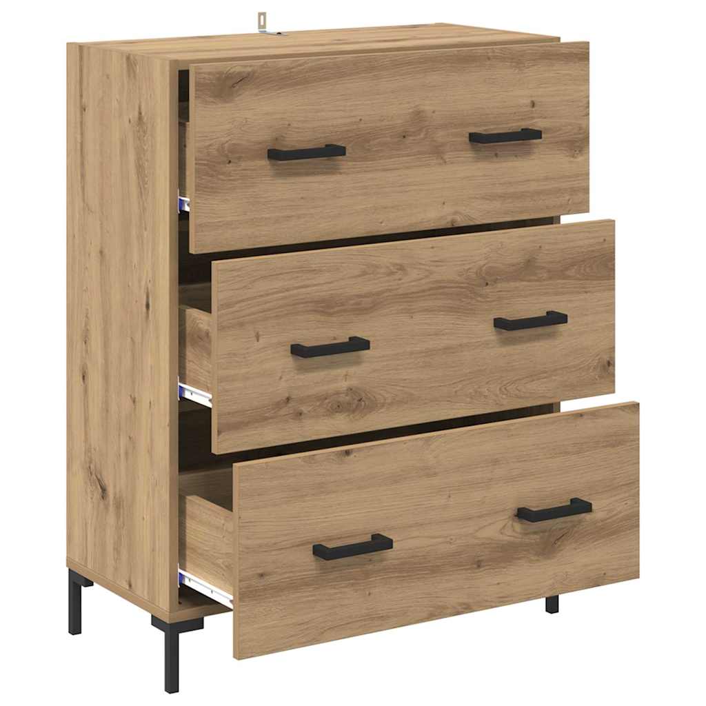 Dressoir met lade Artisan Eiken 69,5 x 34 x 90 cm is nu te koop bij PeponiXL, paradijselijk wonen!