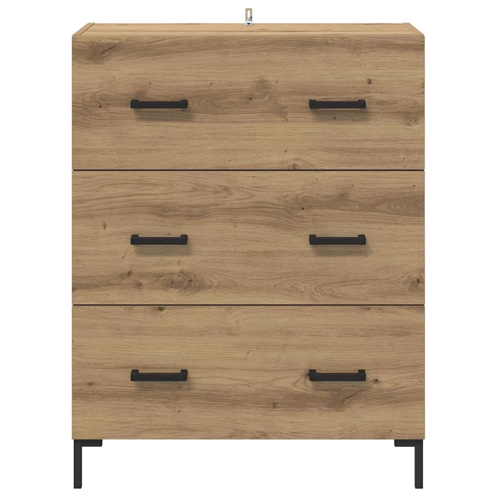 Dressoir met lade Artisan Eiken 69,5 x 34 x 90 cm is nu te koop bij PeponiXL, paradijselijk wonen!