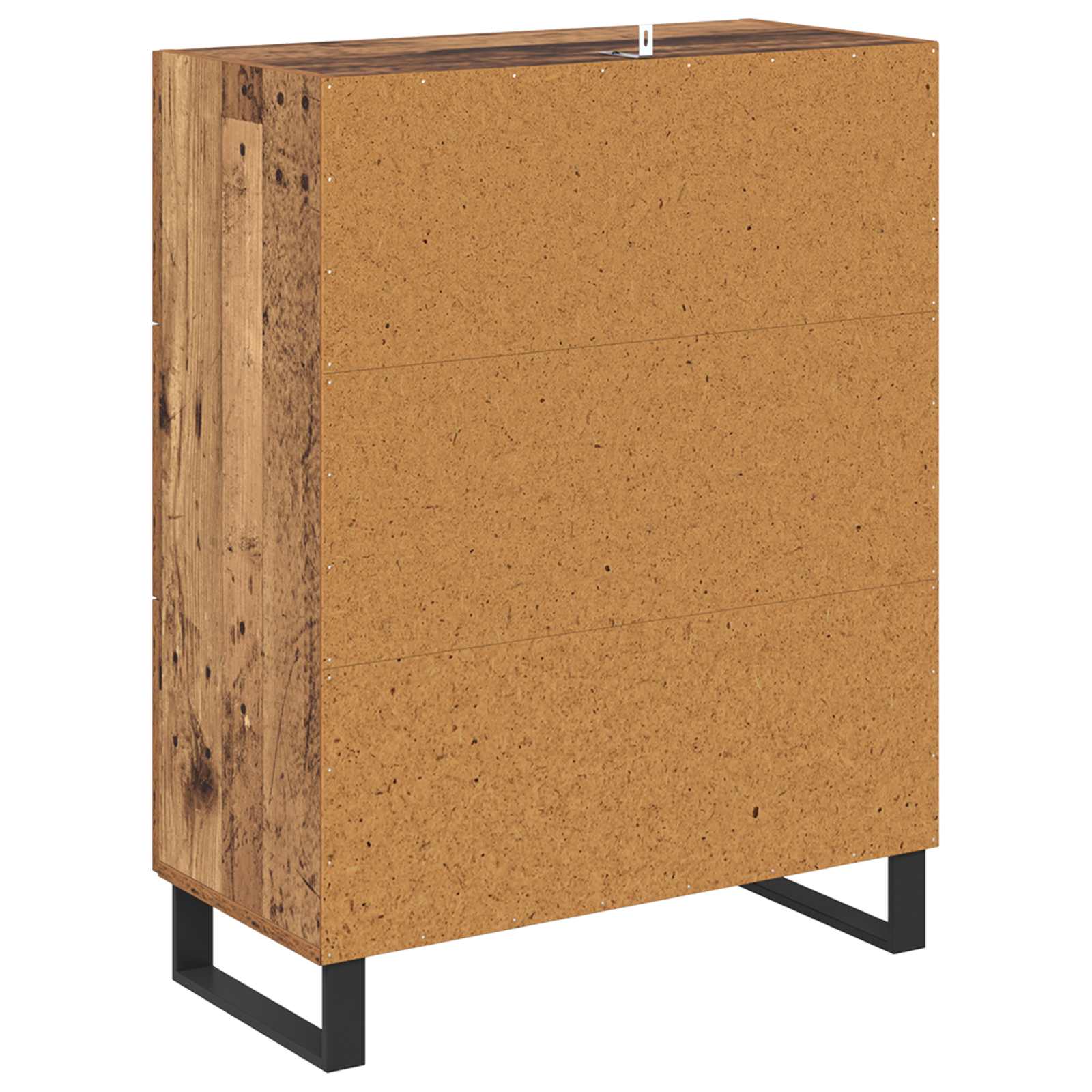 Dressoir Oud Hout 69,5 x 34 x 90 cm Gemonteerd hout en ijzer is nu te koop bij PeponiXL, paradijselijk wonen!