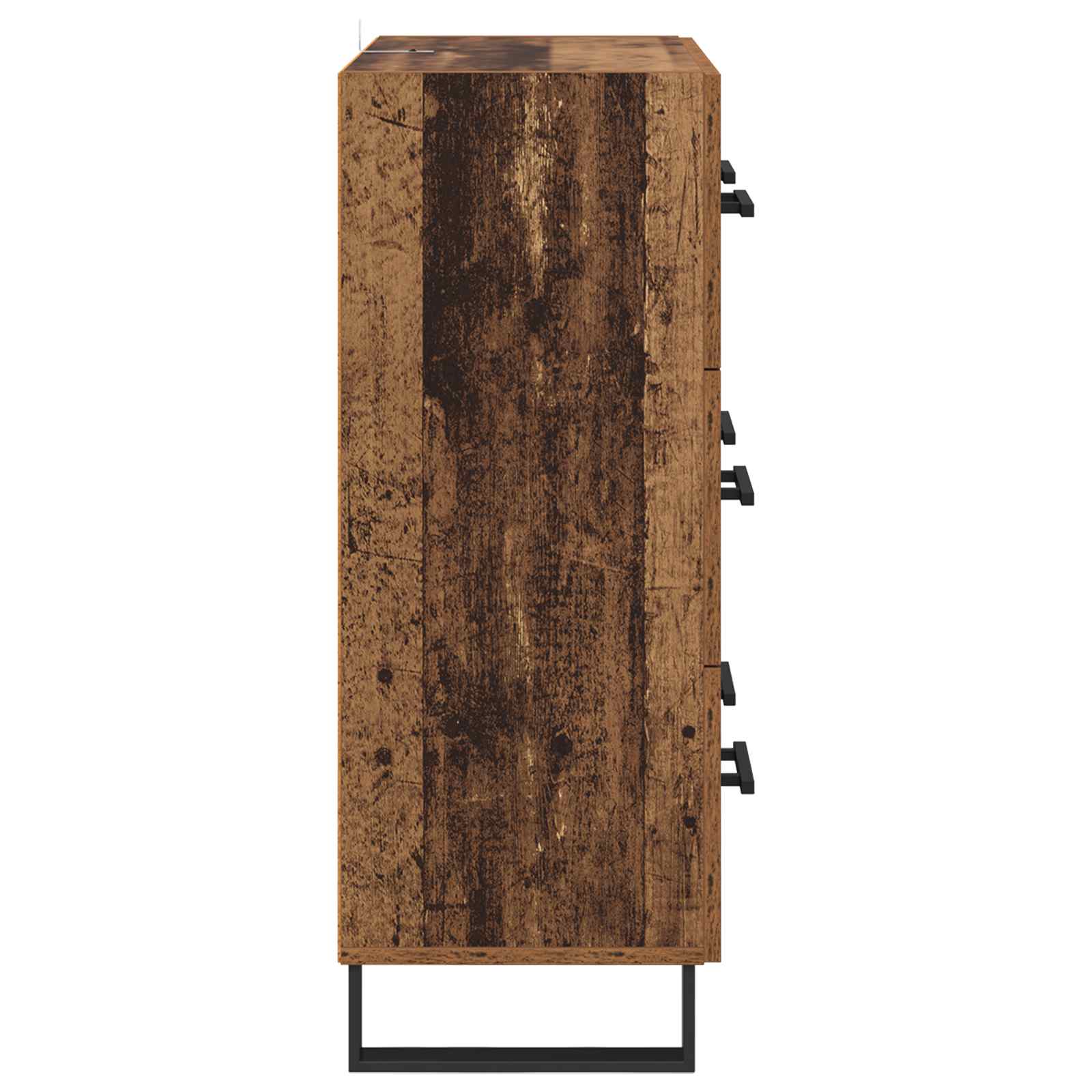 Dressoir Oud Hout 69,5 x 34 x 90 cm Gemonteerd hout en ijzer is nu te koop bij PeponiXL, paradijselijk wonen!