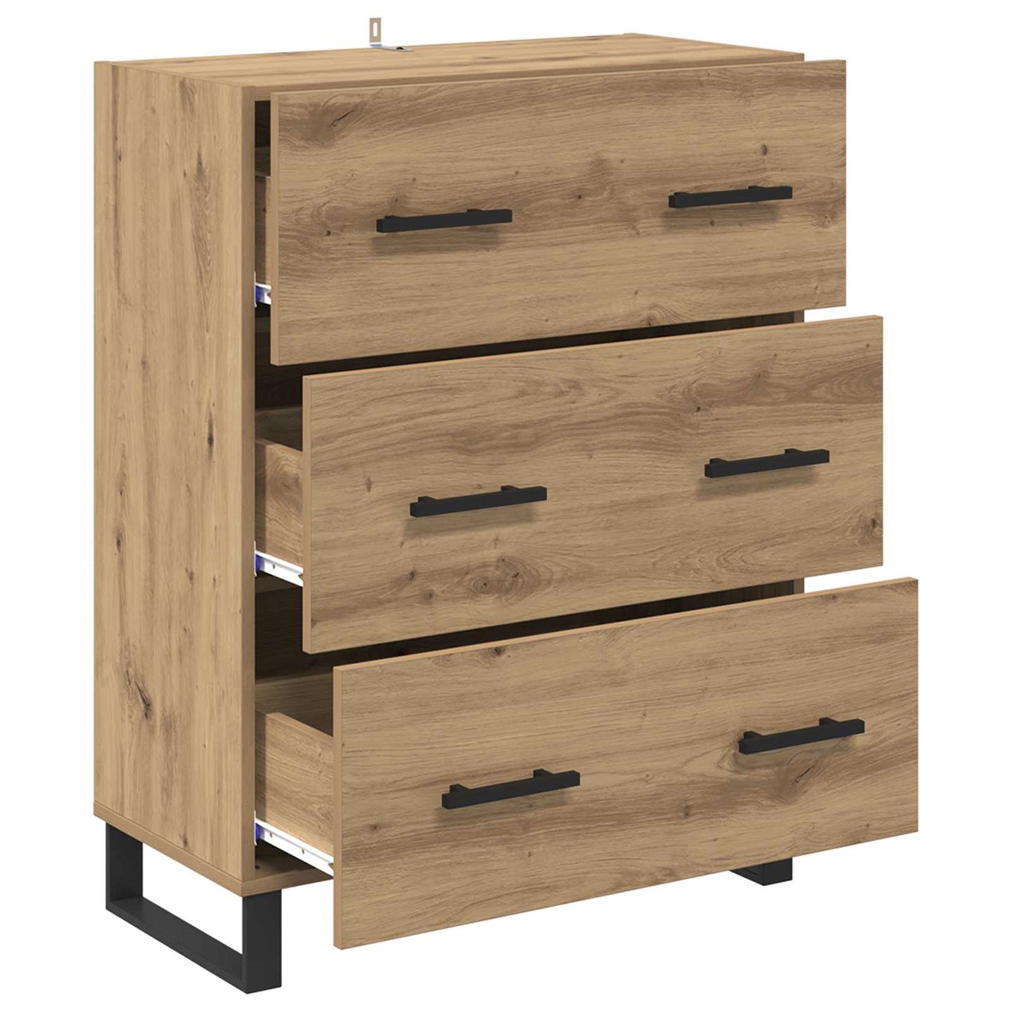 Dressoir met lade Artisan Eiken 69,5 x 34 x 90 cm is nu te koop bij PeponiXL, paradijselijk wonen!