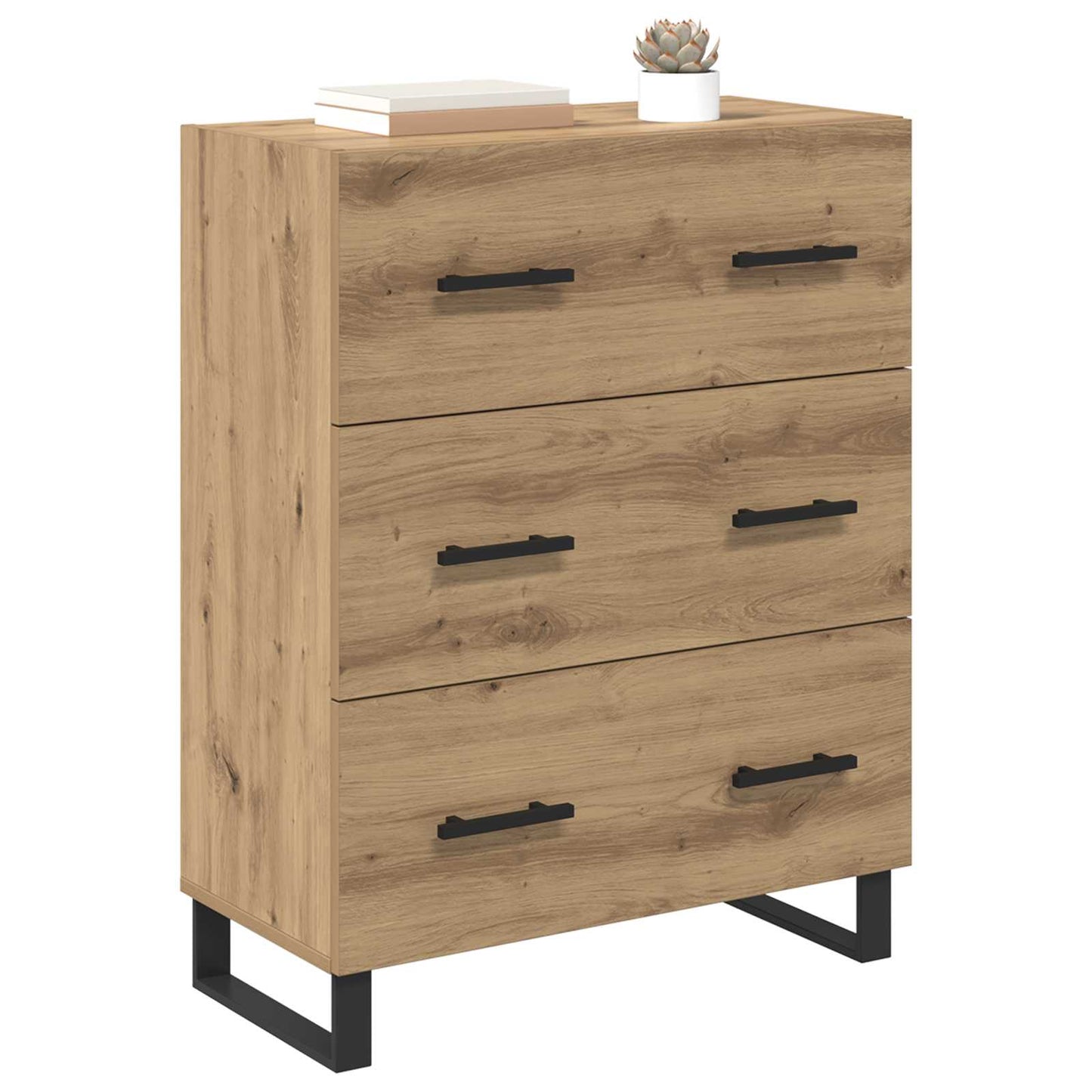 Dressoir met lade Artisan Eiken 69,5 x 34 x 90 cm is nu te koop bij PeponiXL, paradijselijk wonen!