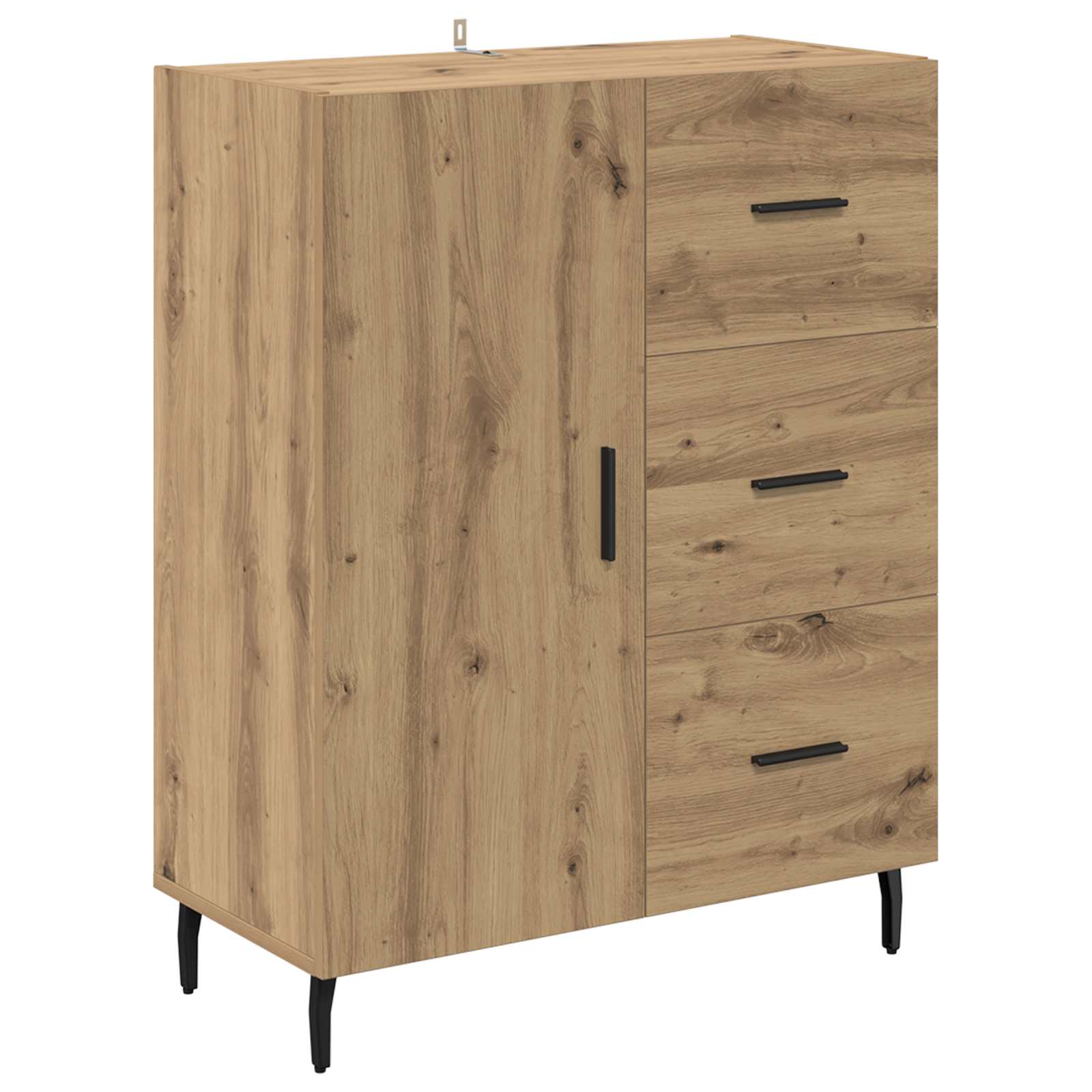 Dressoir met lade Artisan Eiken 69,5 x 34 x 90 cm is nu te koop bij PeponiXL, paradijselijk wonen!
