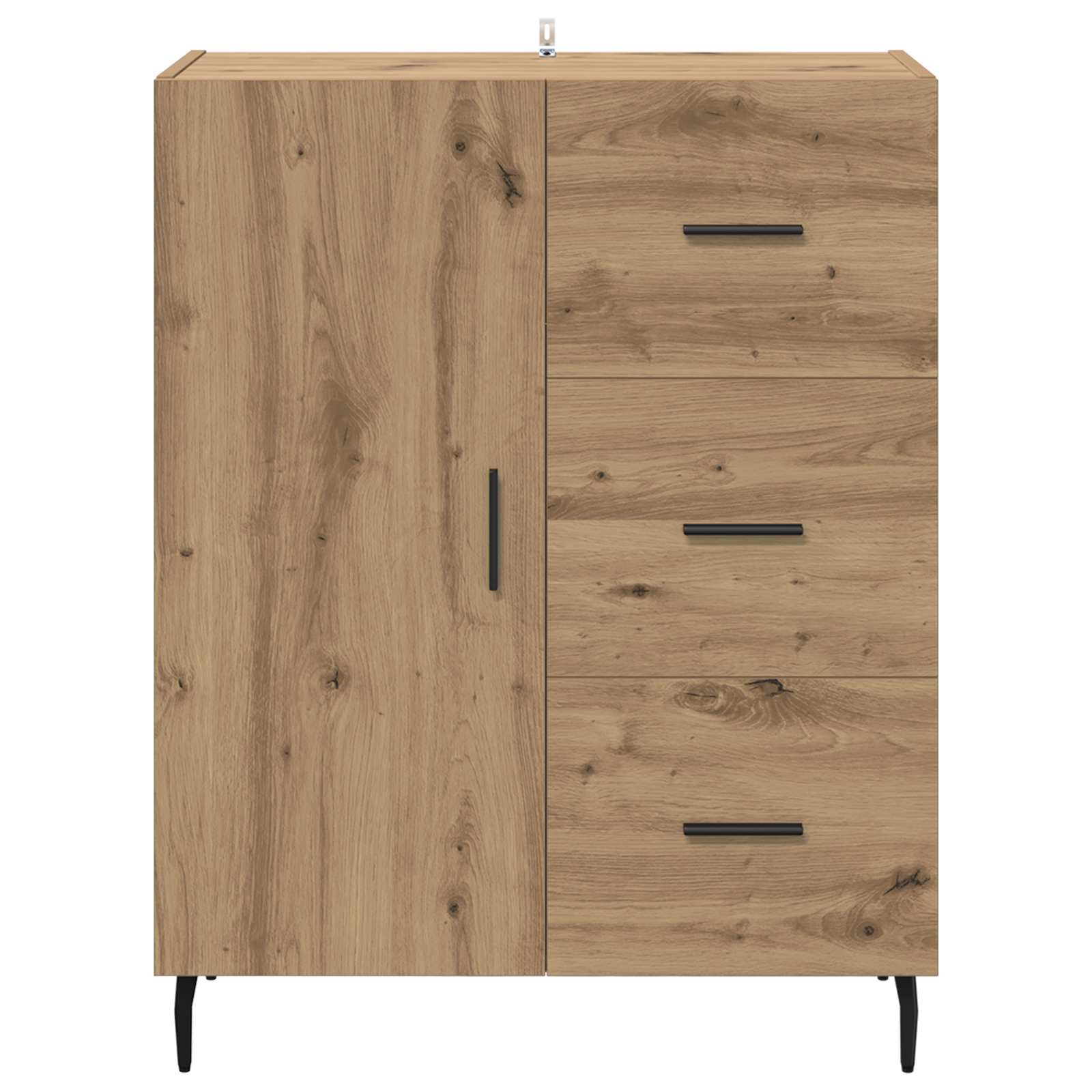 Dressoir met lade Artisan Eiken 69,5 x 34 x 90 cm is nu te koop bij PeponiXL, paradijselijk wonen!