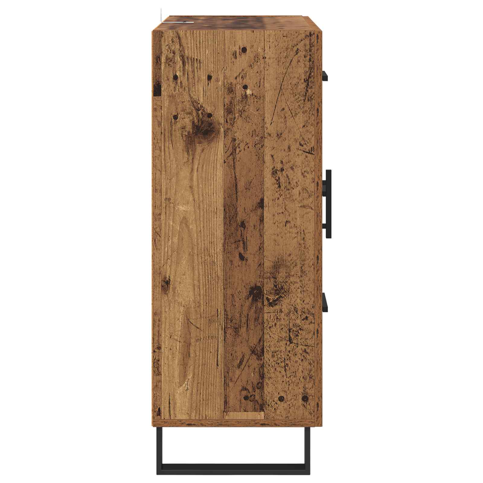 Dressoir Oud Hout 69,5 x 34 x 90 cm Gemonteerd hout en ijzer is nu te koop bij PeponiXL, paradijselijk wonen!