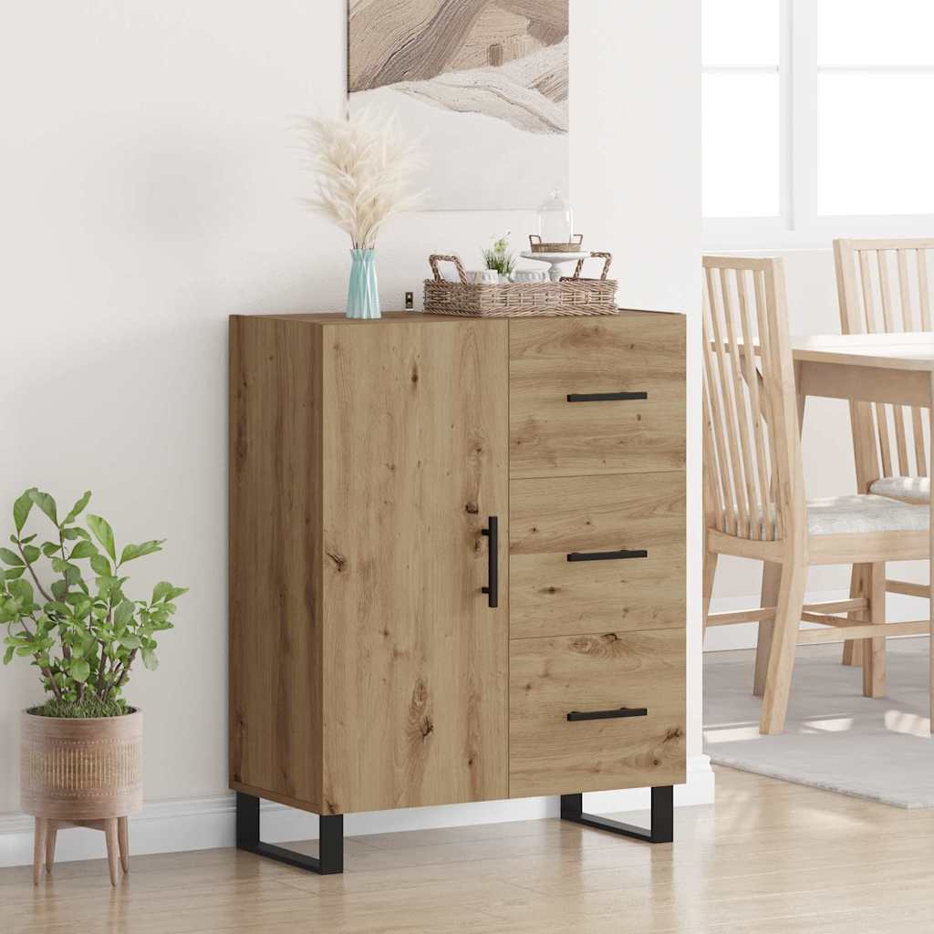Dressoir met lade Artisan Eiken 69,5 x 34 x 90 cm is nu te koop bij PeponiXL, paradijselijk wonen!