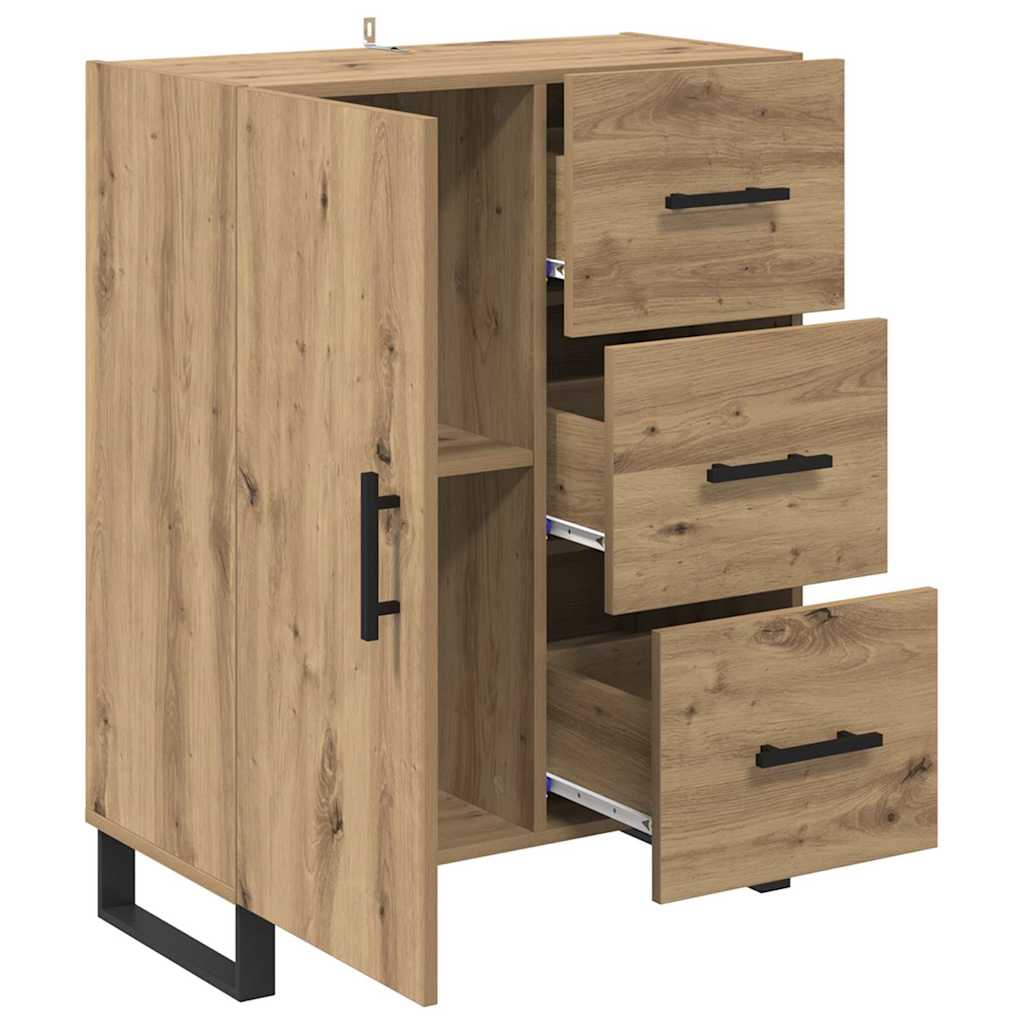 Dressoir met lade Artisan Eiken 69,5 x 34 x 90 cm is nu te koop bij PeponiXL, paradijselijk wonen!