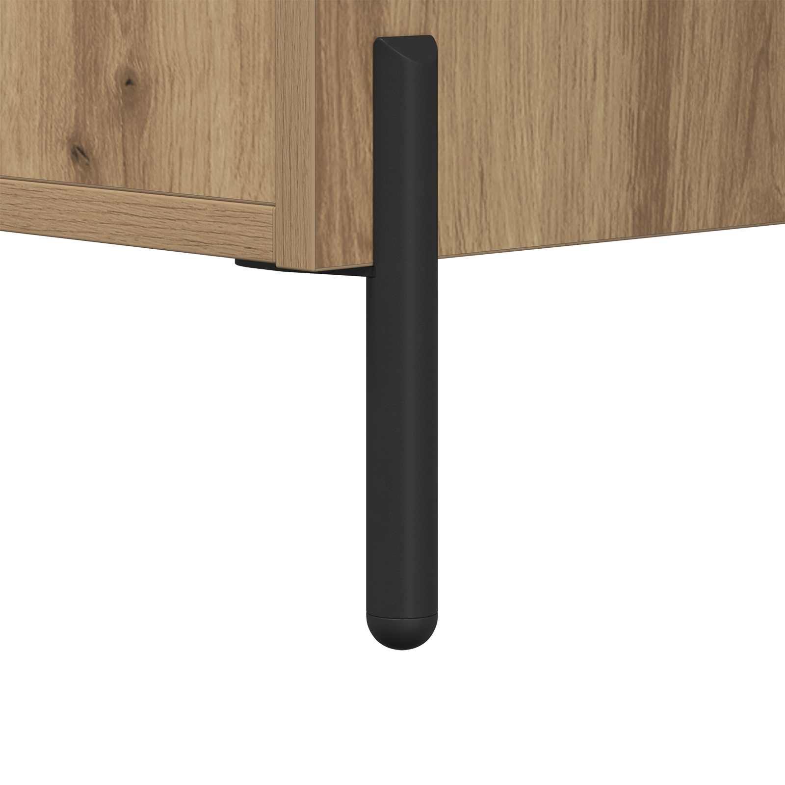 Dressoir artisanaal eikenkleurig 34 x 34.5 x 90 cm Bewerkt hout is nu te koop bij PeponiXL, paradijselijk wonen!