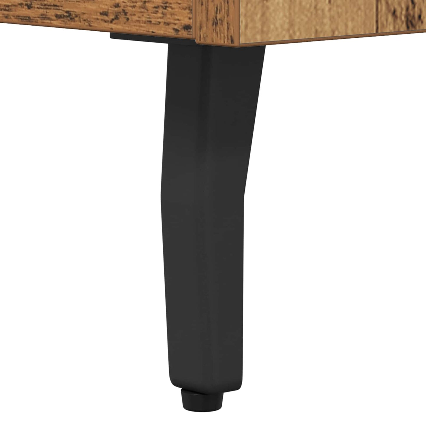 Dressoir met lade Oud hout 34 x 34.5 x 90 cm Bewerkt hout is nu te koop bij PeponiXL, paradijselijk wonen!