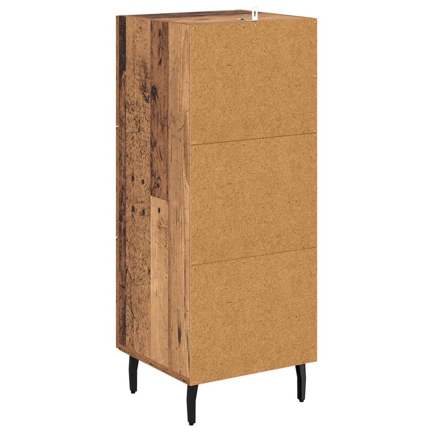 Dressoir met lade Oud hout 34 x 34.5 x 90 cm Bewerkt hout is nu te koop bij PeponiXL, paradijselijk wonen!