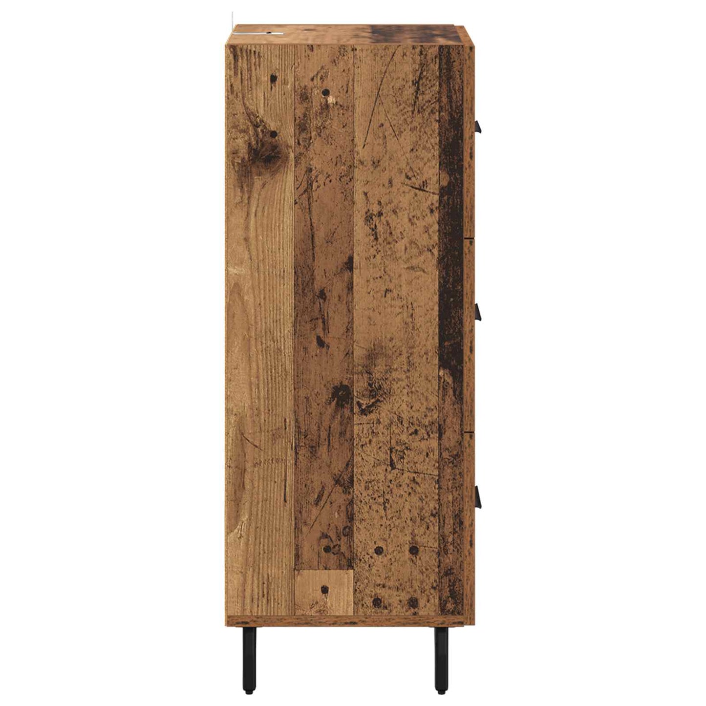 Dressoir met lade Oud hout 34 x 34.5 x 90 cm Bewerkt hout is nu te koop bij PeponiXL, paradijselijk wonen!