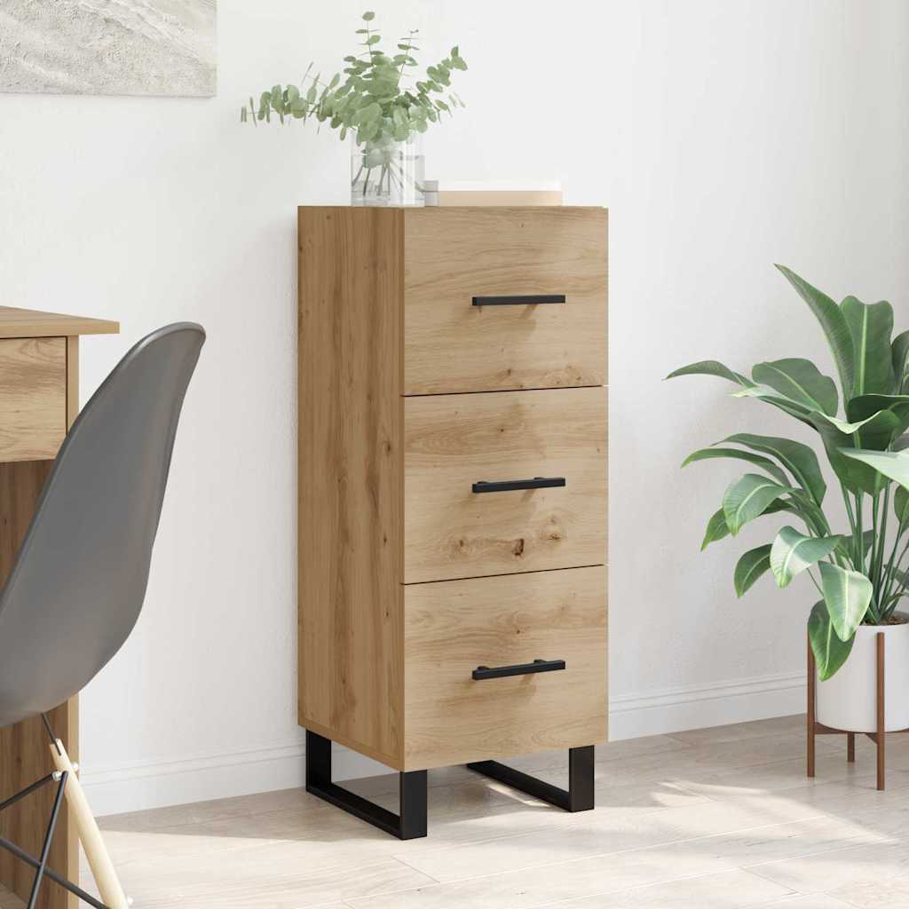 Dressoir met lade Artisan Eiken 34,5 x 34 x 90 cm is nu te koop bij PeponiXL, paradijselijk wonen!