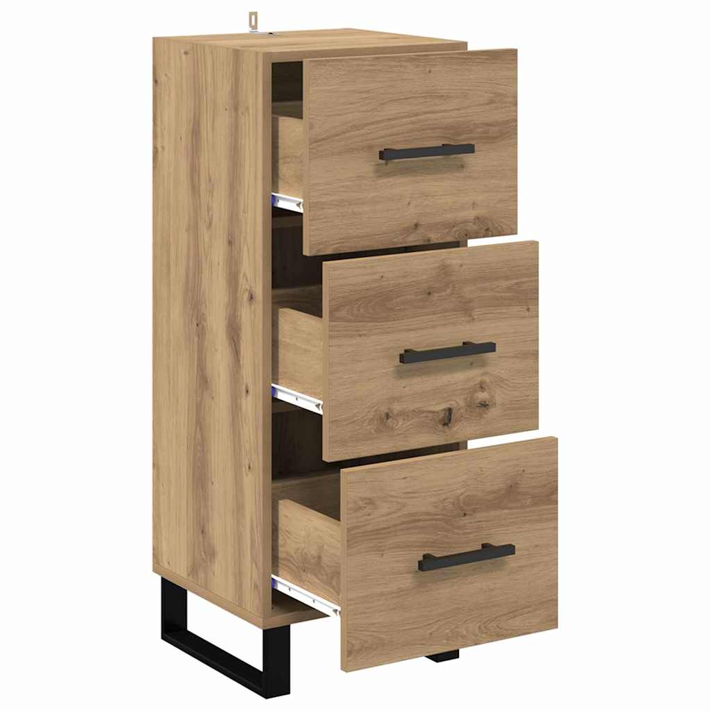 Dressoir met lade Artisan Eiken 34,5 x 34 x 90 cm is nu te koop bij PeponiXL, paradijselijk wonen!