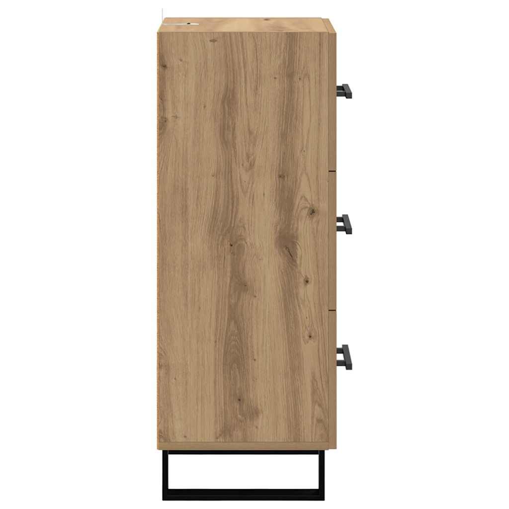 Dressoir met lade Artisan Eiken 34,5 x 34 x 90 cm is nu te koop bij PeponiXL, paradijselijk wonen!