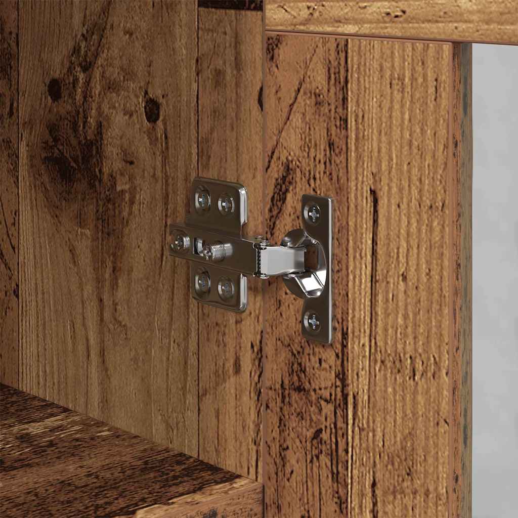 Dressoir Oud hout 34 x 34.5 x 90 cm Bewerkt hout is nu te koop bij PeponiXL, paradijselijk wonen!