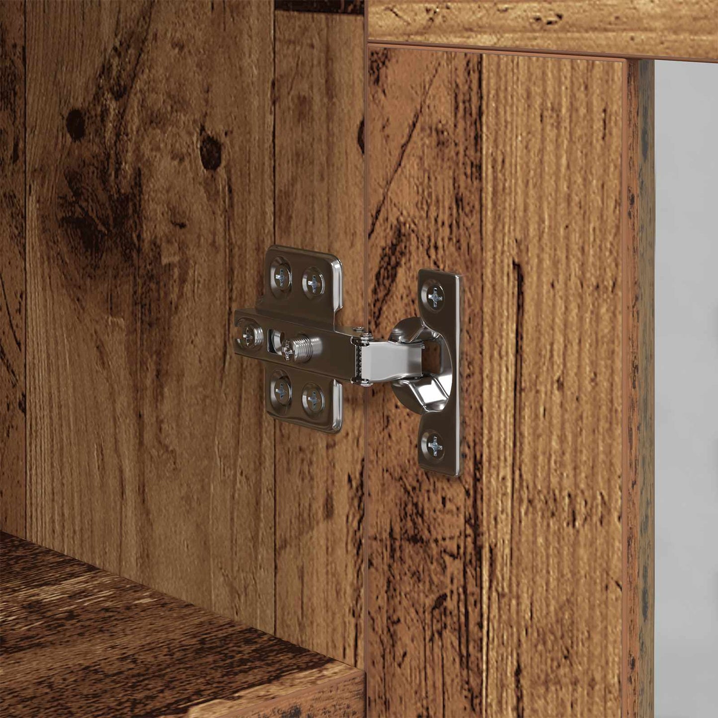 Dressoir Oud hout 34 x 34.5 x 90 cm Bewerkt hout is nu te koop bij PeponiXL, paradijselijk wonen!