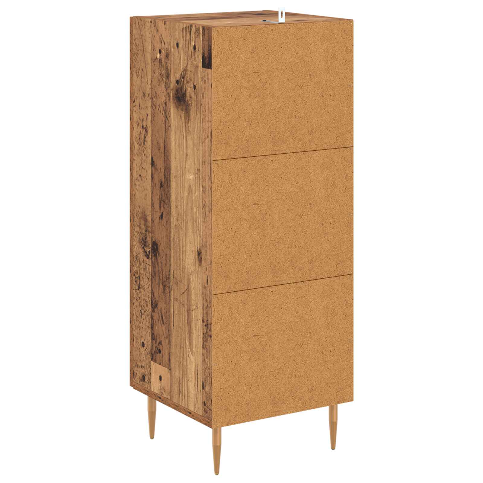 Dressoir Oud hout 34 x 34.5 x 90 cm Bewerkt hout is nu te koop bij PeponiXL, paradijselijk wonen!