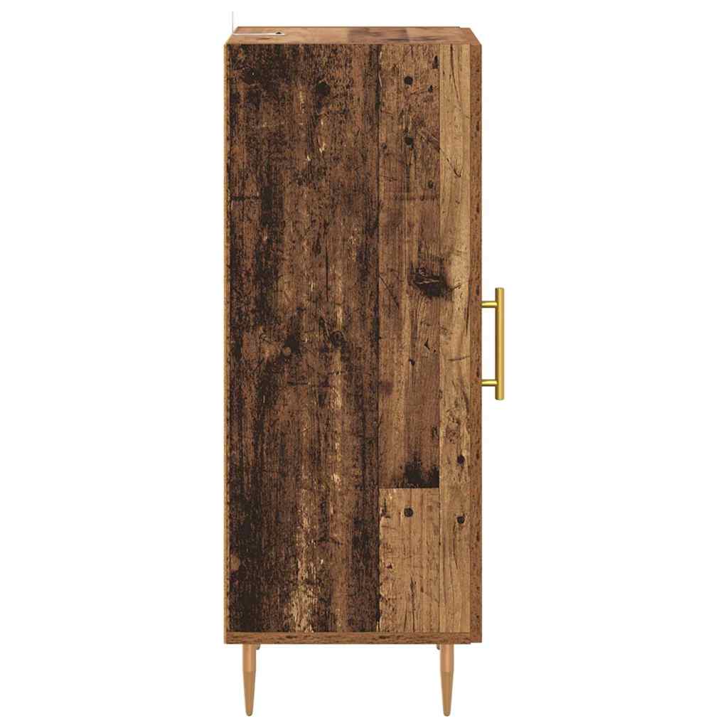 Dressoir Oud hout 34 x 34.5 x 90 cm Bewerkt hout is nu te koop bij PeponiXL, paradijselijk wonen!
