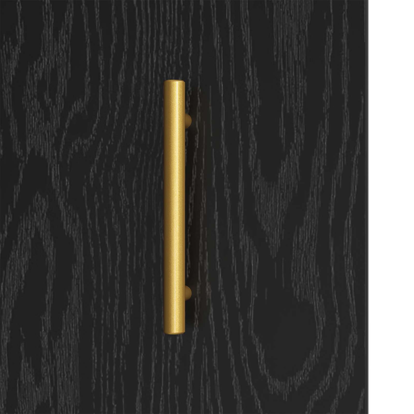 Dressoir Zwart eiken 34 x 34.5 x 90 cm Bewerkt hout is nu te koop bij PeponiXL, paradijselijk wonen!