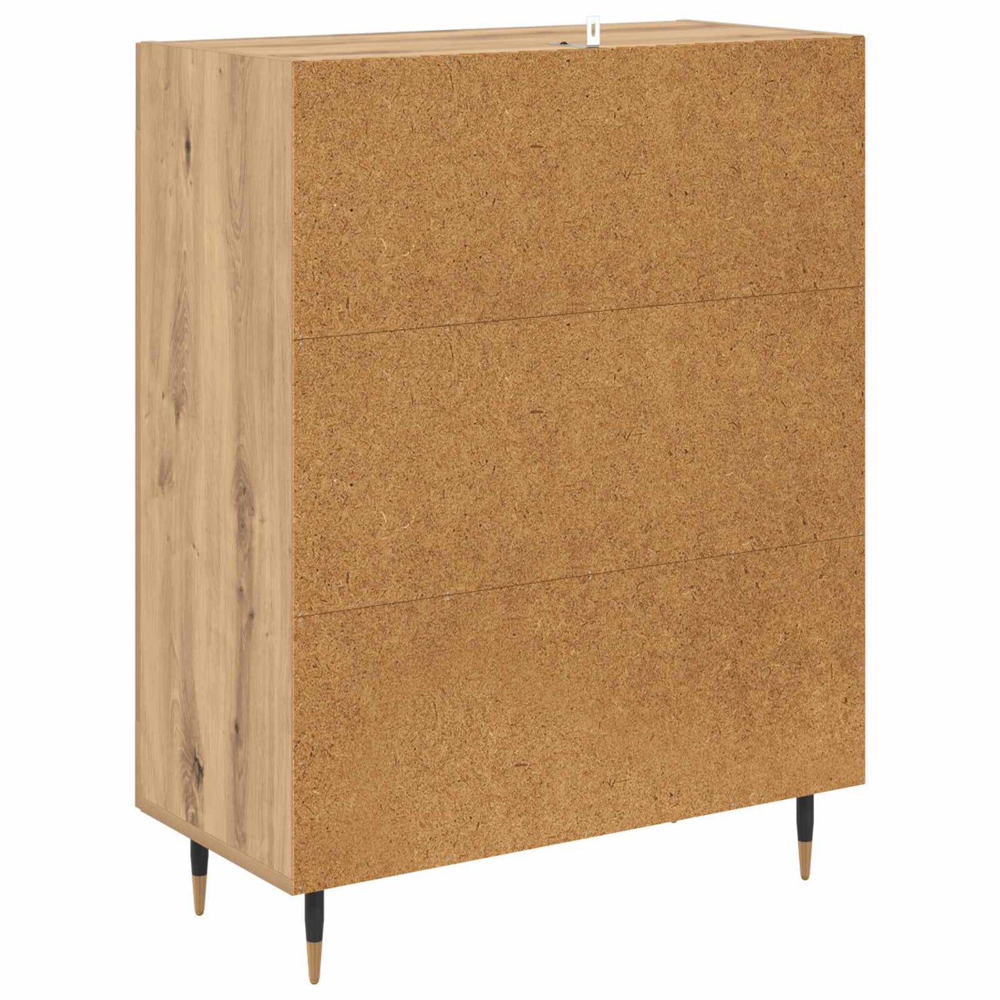 Dressoir Artisan Eiken 69,5 x 34 x 90 cm Bewerkt hout is nu te koop bij PeponiXL, paradijselijk wonen!