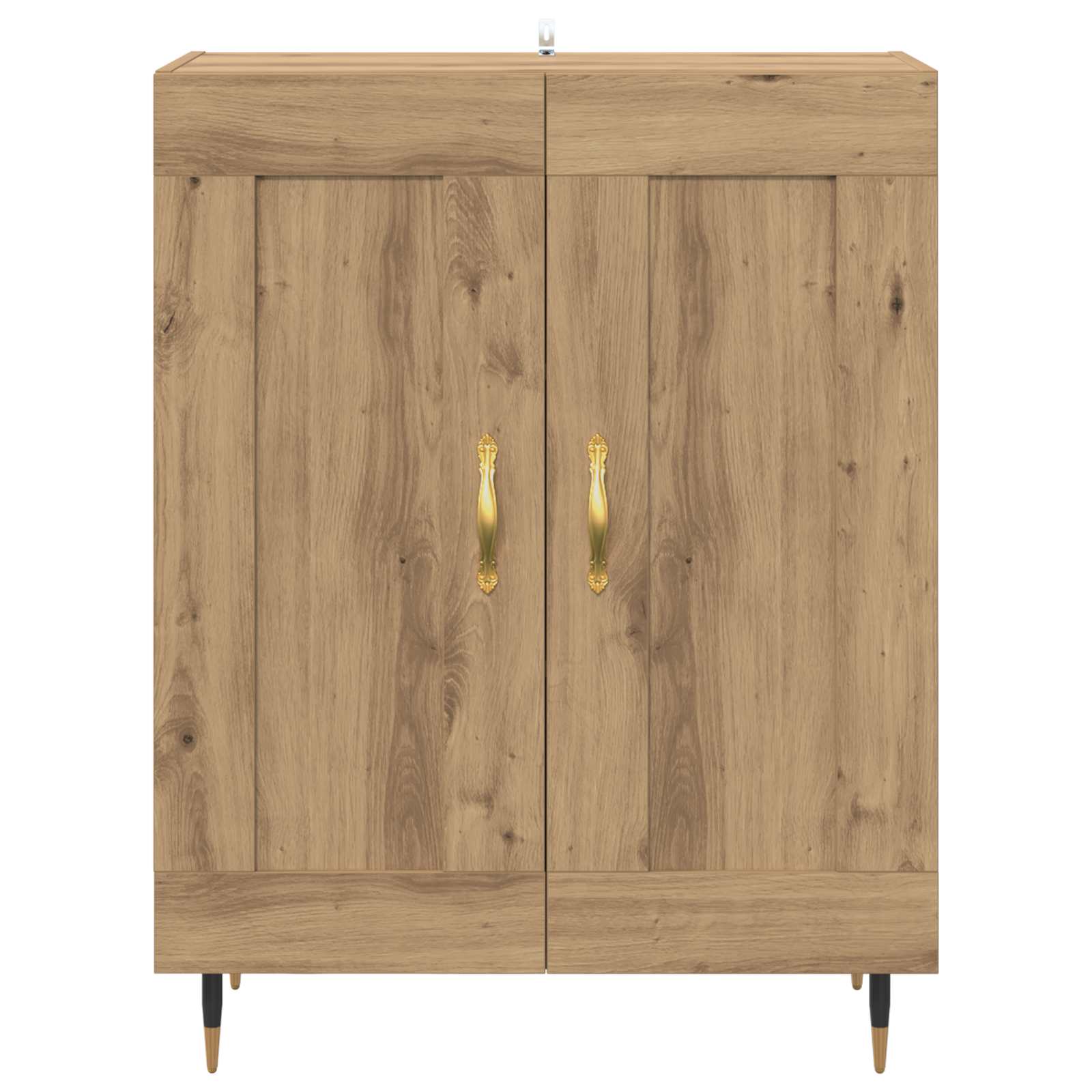 Dressoir Artisan Eiken 69,5 x 34 x 90 cm Bewerkt hout is nu te koop bij PeponiXL, paradijselijk wonen!