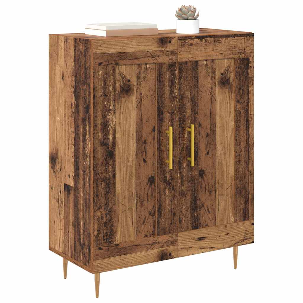 Dressoir Oud Hout 69,5 x 34 x 90 cm Gemonteerd hout en ijzer is nu te koop bij PeponiXL, paradijselijk wonen!