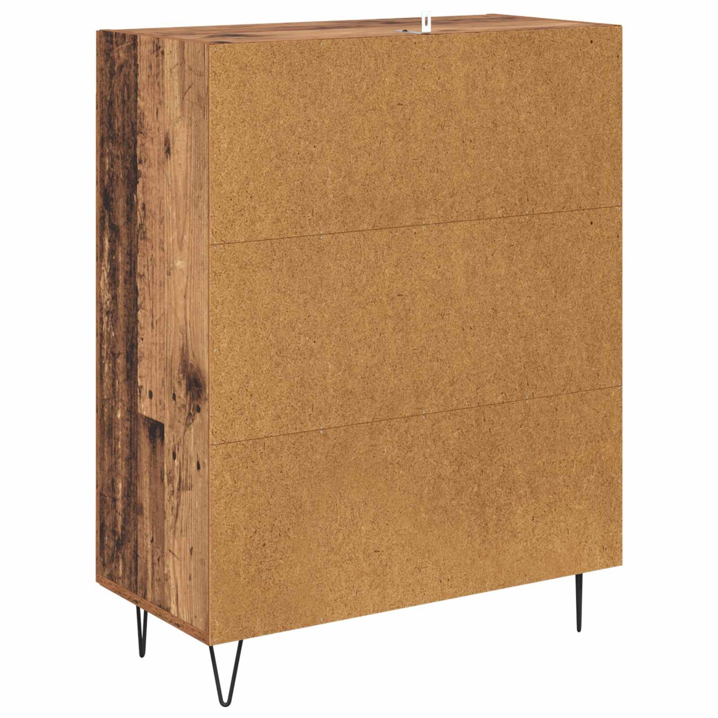Dressoir Oud Hout 69,5 x 34 x 90 cm Gemonteerd hout en ijzer is nu te koop bij PeponiXL, paradijselijk wonen!