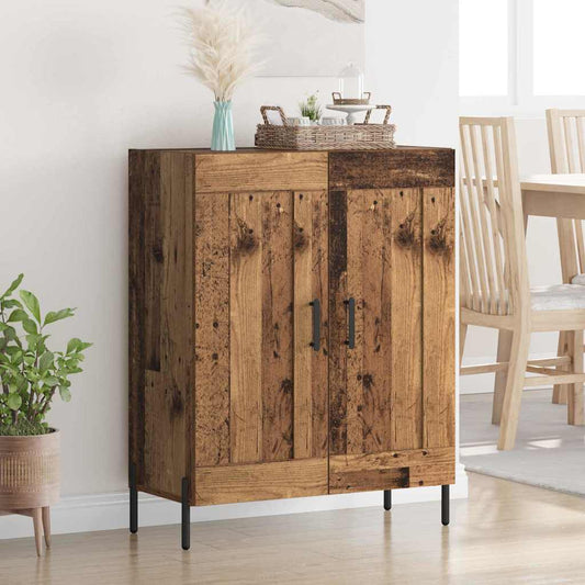 Dressoir Oud Hout 69,5 x 34 x 90 cm Gemonteerd hout en ijzer is nu te koop bij PeponiXL, paradijselijk wonen!