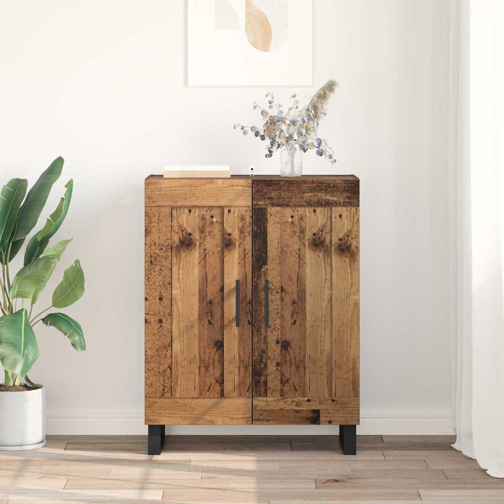 Dressoir Oud Hout 69,5 x 34 x 90 cm Gemonteerd hout en ijzer is nu te koop bij PeponiXL, paradijselijk wonen!