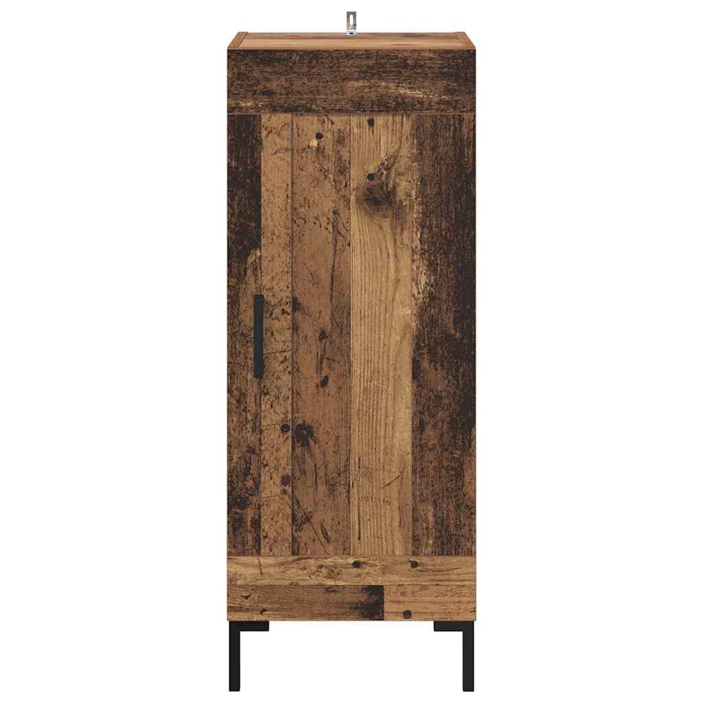 Dressoir Olden Oud Hout 34,5 x 34 x 90 cm is nu te koop bij PeponiXL, paradijselijk wonen!