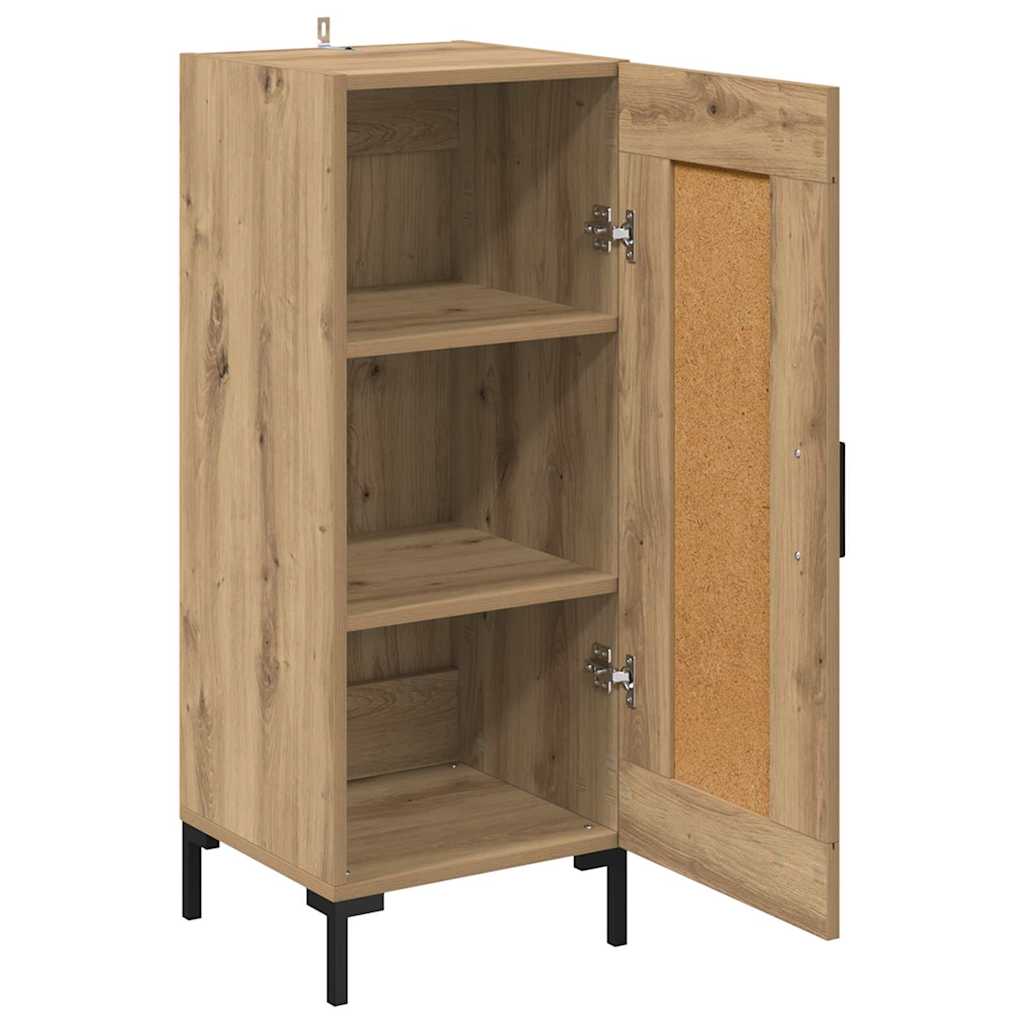 Dressoir Olden Artisan Eiken 34,5 x 34 x 90 cm is nu te koop bij PeponiXL, paradijselijk wonen!