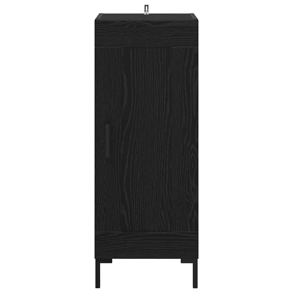 Dressoir Olden Zwart Eiken 34,5 x 34 x 90 cm is nu te koop bij PeponiXL, paradijselijk wonen!