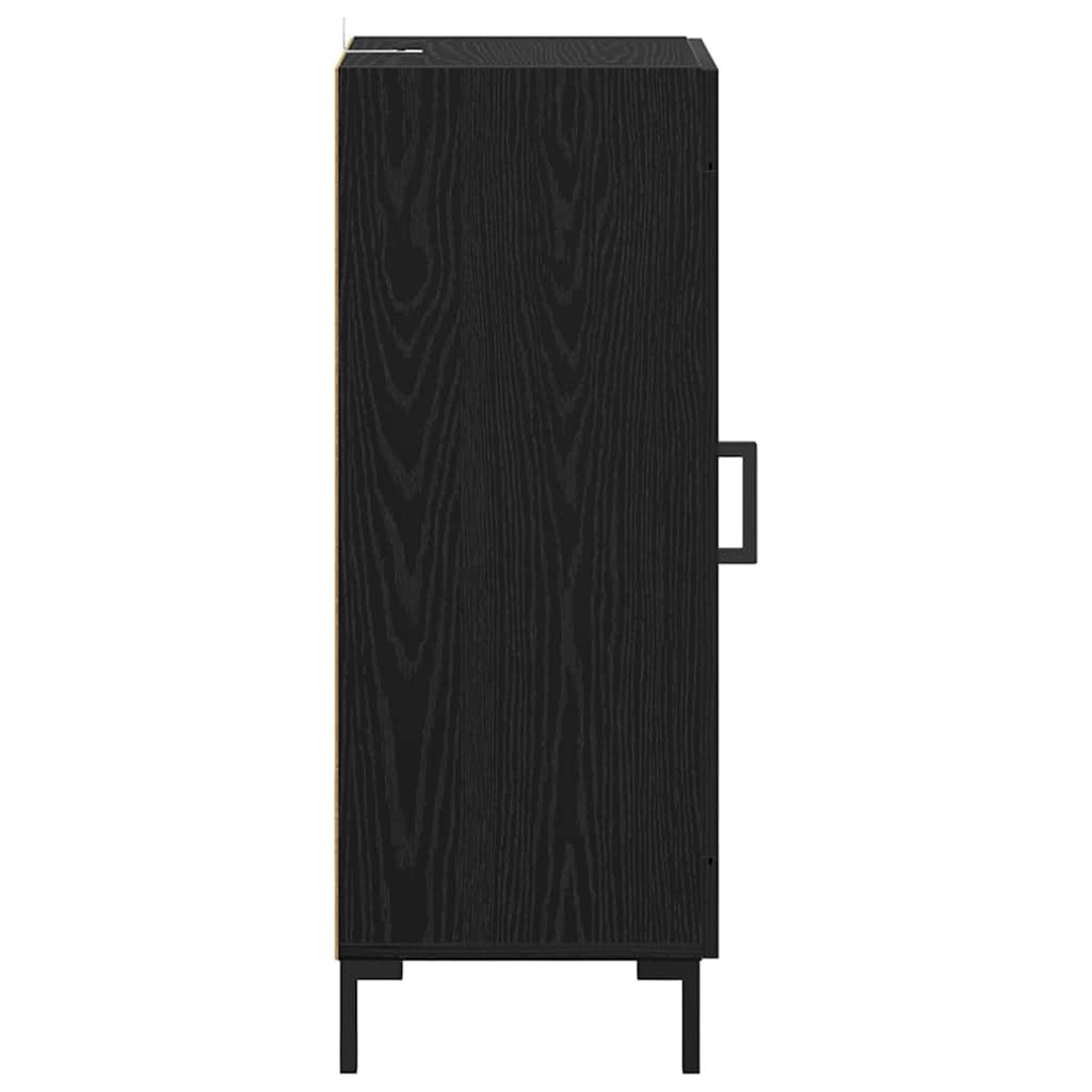 Dressoir Olden Zwart Eiken 34,5 x 34 x 90 cm is nu te koop bij PeponiXL, paradijselijk wonen!