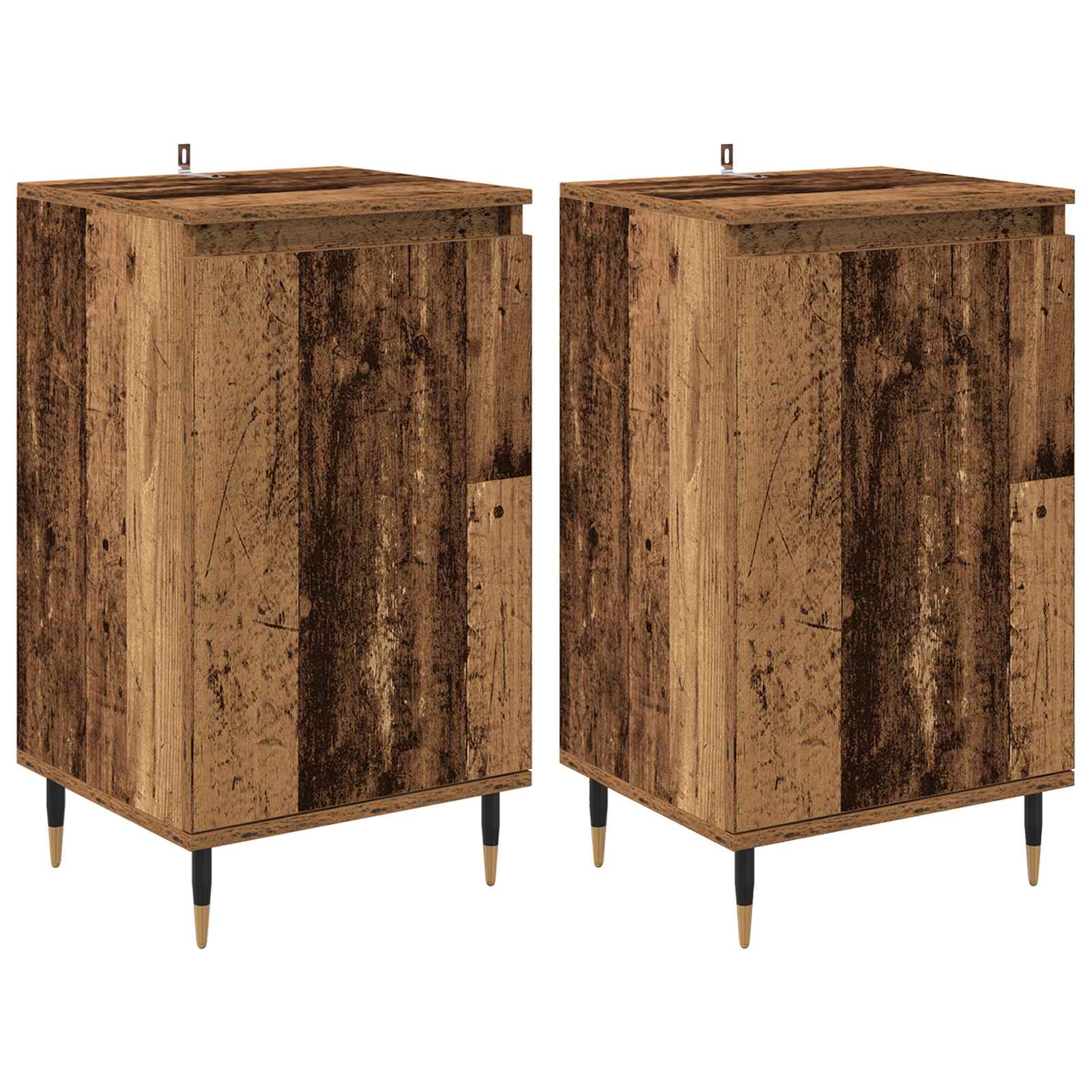 Dressoir 2 pcs Oud Hout 40 x 35 x 70 cm is nu te koop bij PeponiXL, paradijselijk wonen!