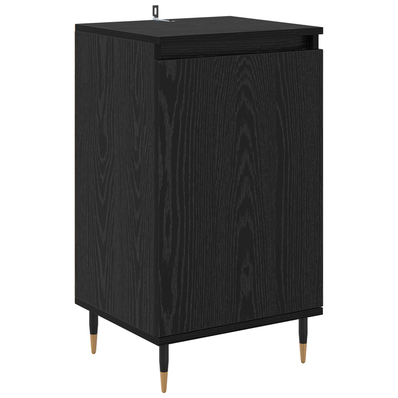Dressoir 2 pcs Zwart Eiken 40 x 35 x 70 cm is nu te koop bij PeponiXL, paradijselijk wonen!